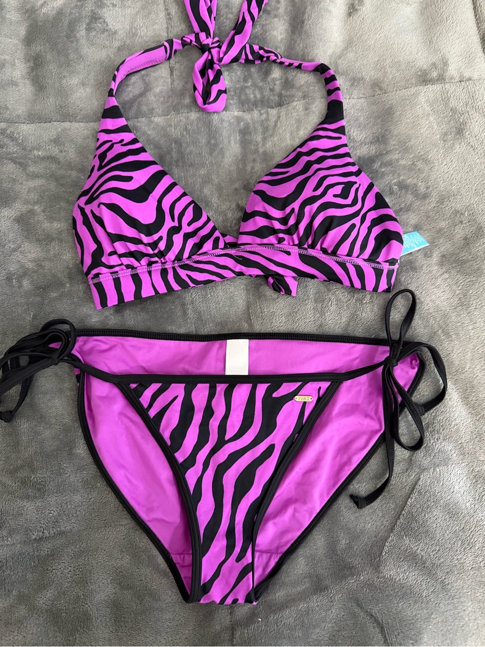 Victoria's Secret PINK Bright Purple Bikini